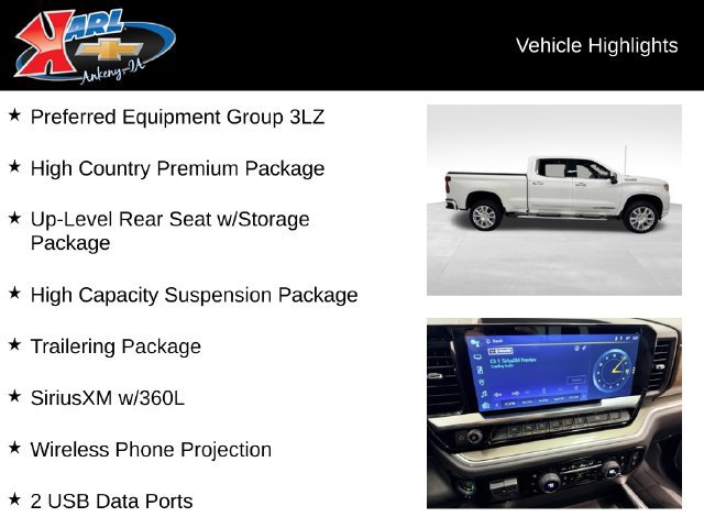 Certified 2022 Chevrolet Silverado 1500 High Country w/ High Country Premium Package AWD/4WD image 2