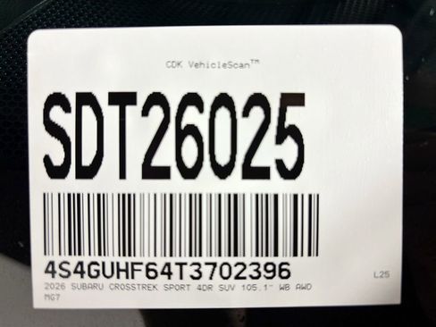 New 2026 Subaru Crosstrek 2.5i Sport image 24