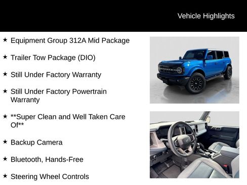 Certified 2024 Ford Bronco Outer Banks AWD/4WD image 6