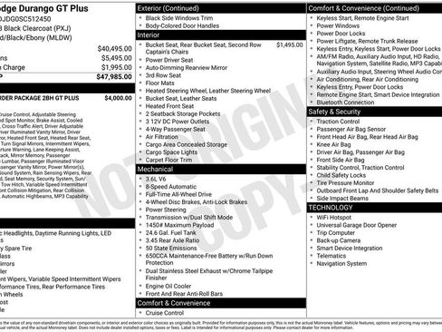 Used 2025 Dodge Durango GT image 1