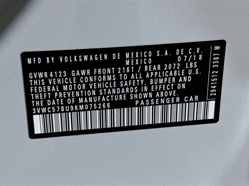 Used 2019 Volkswagen Jetta S w/ Driver Assistance Package image 12