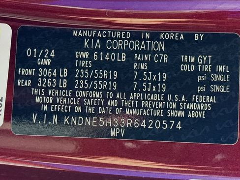Used 2024 Kia Carnival SX FWD image 33