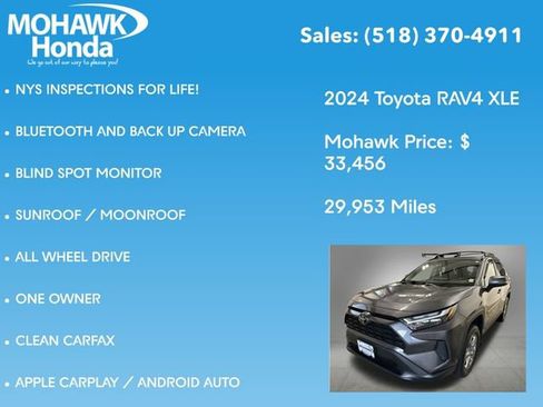 Used 2024 Toyota RAV4 XLE w/ Convenience Package AWD/4WD image 7