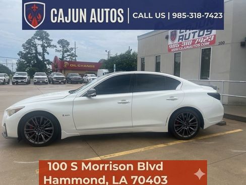 Used 2018 INFINITI Q50 Red Sport 400 w/ Cargo Package (L95) RWD image 4