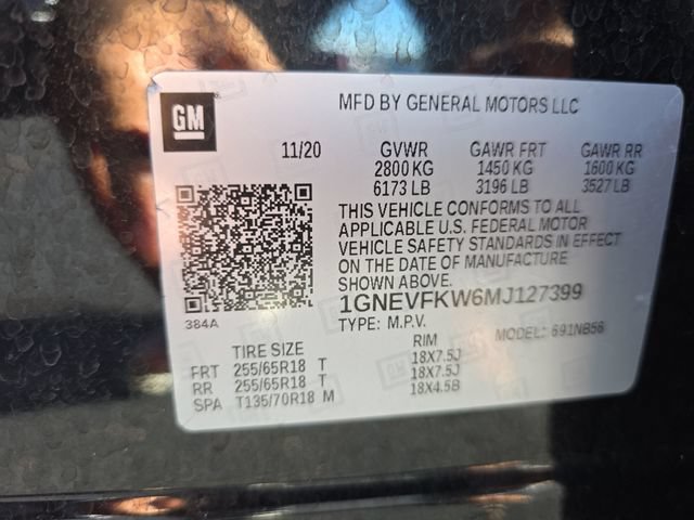 Used 2021 Chevrolet Traverse LS w/ LPO, Floor Liner Package AWD/4WD image 34
