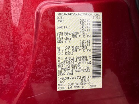 Used 2015 Nissan Frontier SL image 16