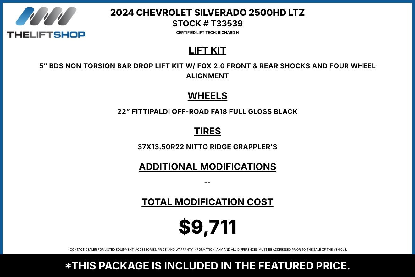 Used 2024 Chevrolet Silverado 2500 LTZ w/ LTZ Convenience Package AWD/4WD image 2