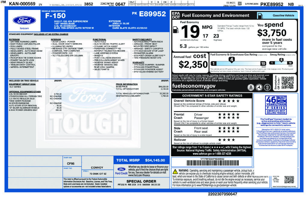 Used 2023 Ford F150 XLT AWD/4WD image 34