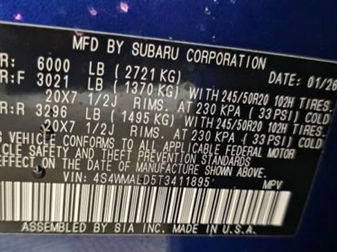 New 2026 Subaru Ascent Bronze Edition AWD/4WD image 44