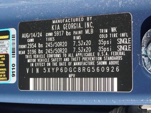 Used 2024 Kia Telluride S w/ S Sunroof Package image 46