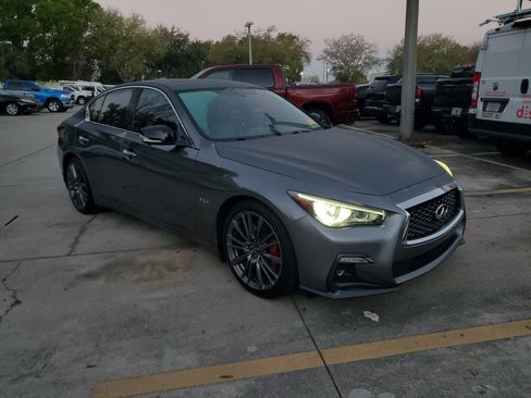 Used 2018 INFINITI Q50 Red Sport 400 w/ Sensory Package (Sport) image 4