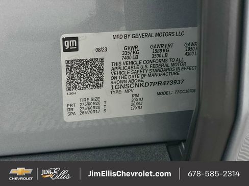 Used 2023 Chevrolet Tahoe LT w/ LT Signature Plus Package image 36