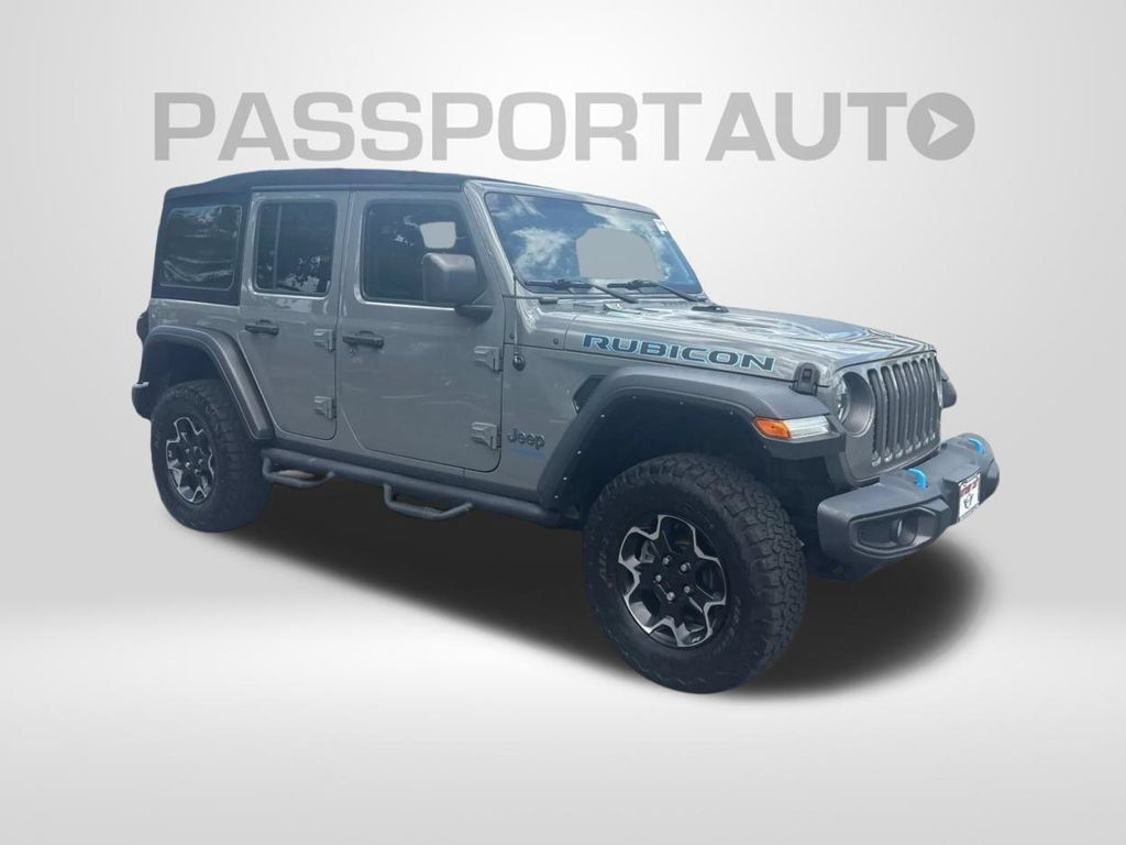 Used 2021 Jeep Wrangler Unlimited Rubicon 4xe w/ Cold Weather Group AWD/4WD image 3