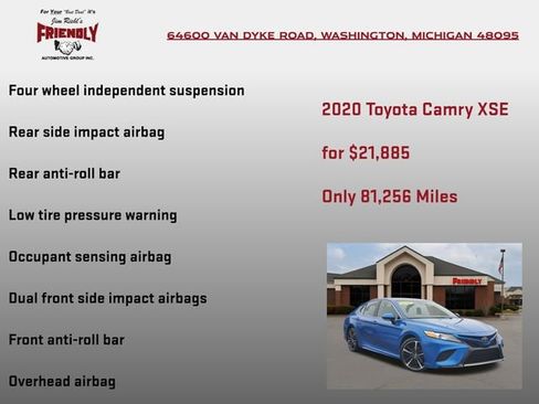 Used 2020 Toyota Camry XSE image 15