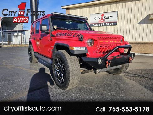 Used 2020 Jeep Wrangler Unlimited Sahara w/ Uconnect 4C Nav & Sound Group image 1