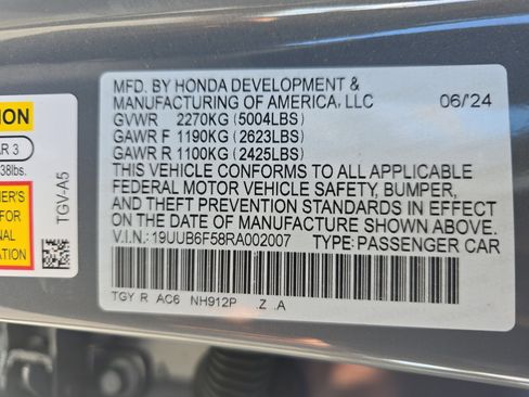 Used 2024 Acura TLX SH-AWD w/ A-SPEC Pkg image 34