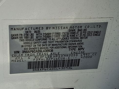 Certified 2025 Nissan Kicks SV w/ Charging Package FWD image 27