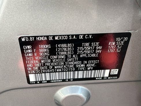 Used 2021 Honda HR-V EX image 25