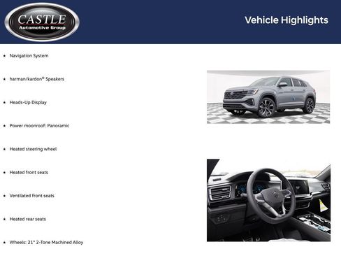 New 2026 Volkswagen Atlas Cross Sport SEL Premium R-Line AWD/4WD image 3