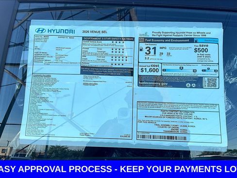 Used 2026 Hyundai Venue SEL FWD image 16