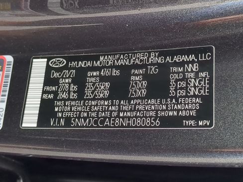 Used 2022 Hyundai Tucson SEL w/ Convenience + Premium Package AWD/4WD image 32