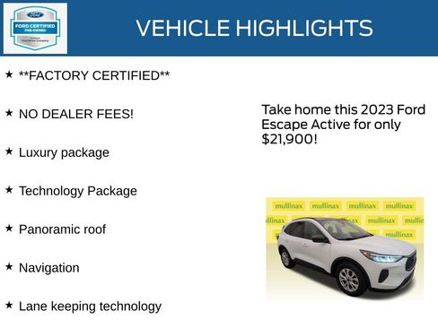 Used 2023 Ford Escape Active w/ Tech Pack #1 image 12
