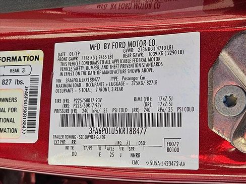 Used 2019 Ford Fusion SE image 22