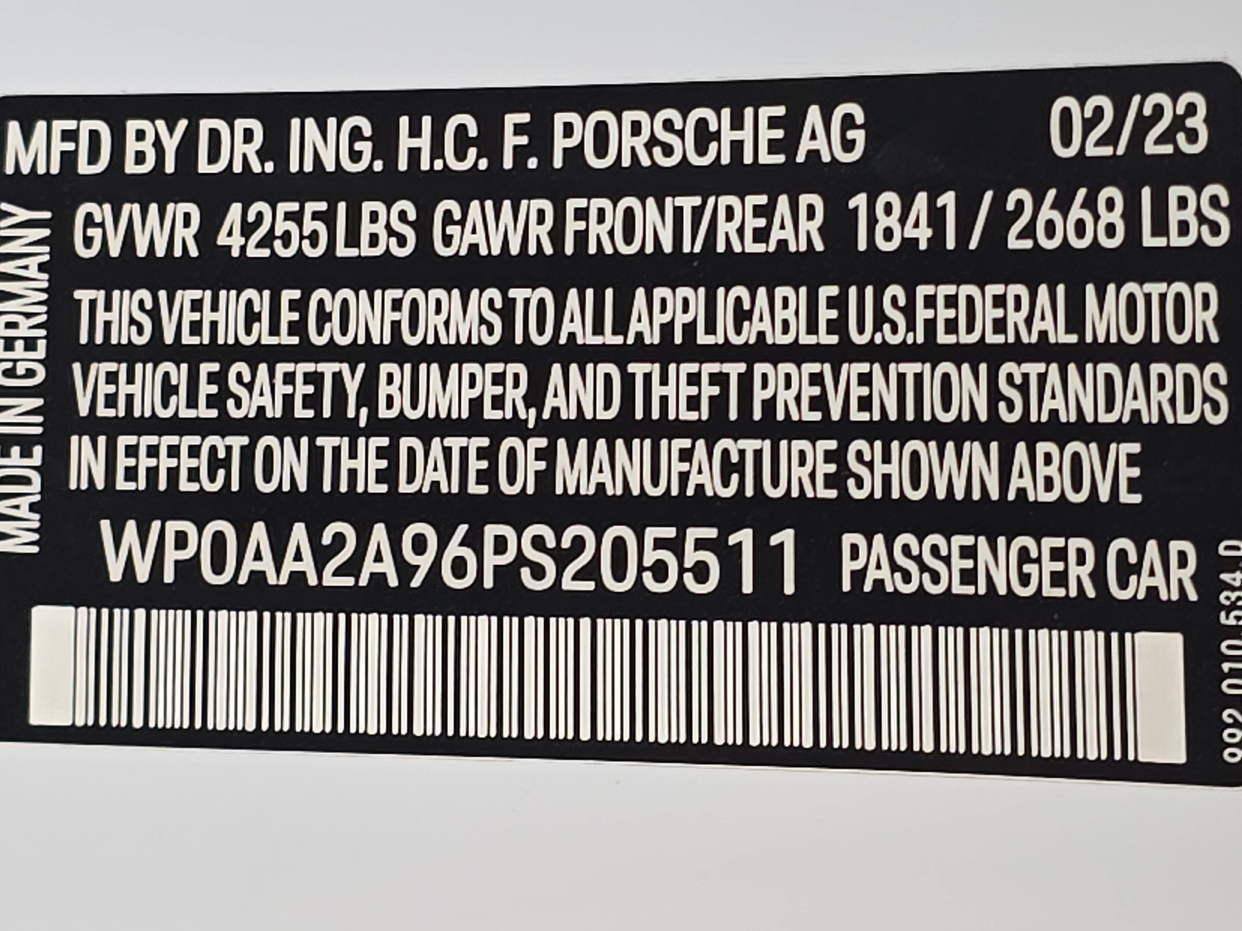Certified 2023 Porsche 911 Carrera T RWD image 36