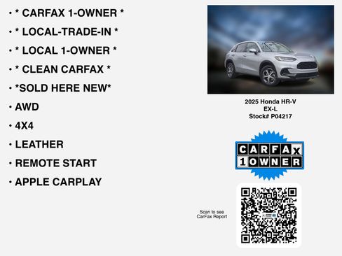 Certified 2025 Honda HR-V EX-L image 7