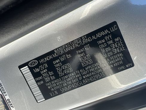 Used 2024 Hyundai Santa Fe Limited AWD/4WD image 29