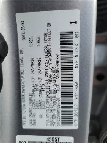 Used 2021 Toyota Tacoma TRD Off-Road w/ Technology Package AWD/4WD image 20