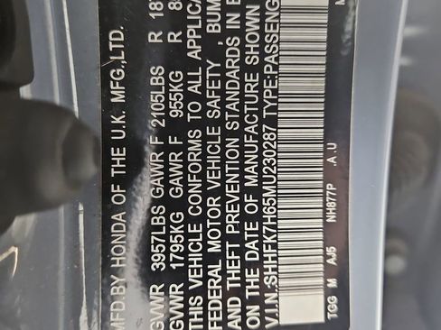 Used 2021 Honda Civic EX image 29