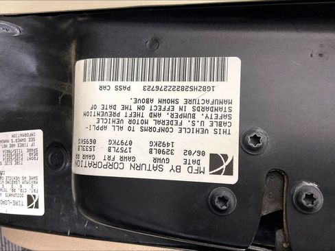 Used 2002 Saturn S-Series SL1 FWD image 31