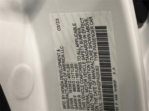 Certified 2023 Acura Integra Base image 16