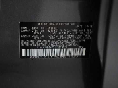 Used 2020 Subaru Outback Touring w/ Popular Package #2 image 27