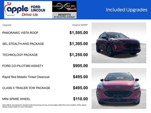 Certified 2022 Ford Escape SEL w/ SEL Stealth AWD Package image 4