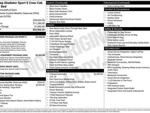 Used 2023 Jeep Gladiator Sport AWD/4WD image 35