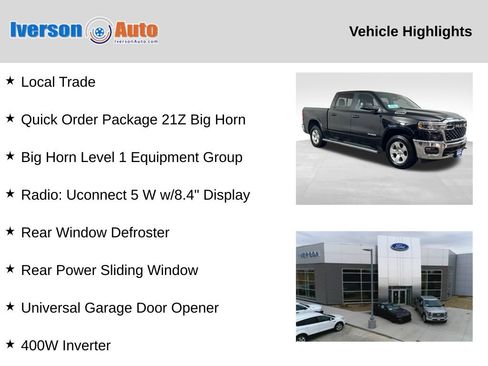 Used 2025 RAM 1500 Big Horn AWD/4WD image 2