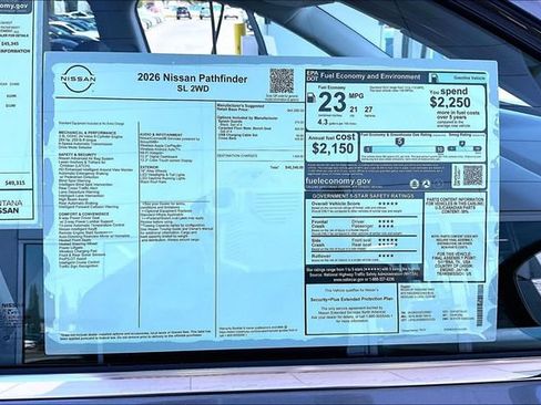 New 2026 Nissan Pathfinder SL FWD image 13