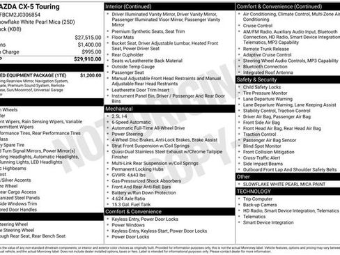 Used 2018 MAZDA CX-5 Touring w/ Preferred Equipment Package image 4