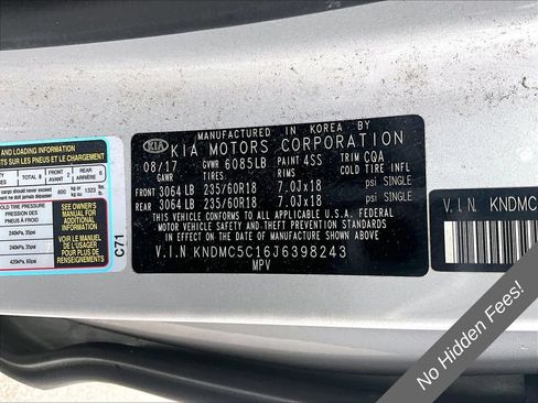 Used 2018 Kia Sedona EX FWD image 29