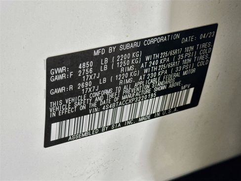 Used 2023 Subaru Outback Premium AWD/4WD image 32