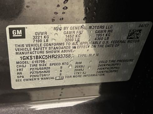 Used 2017 GMC Yukon SLT w/ Open Road Package RWD image 31