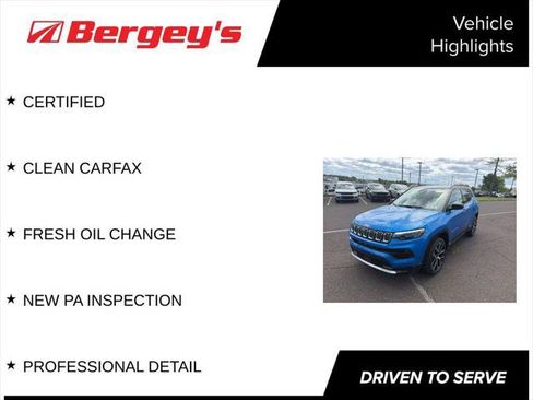 Certified 2025 Jeep Compass Limited w/ Elite Group AWD/4WD image 5
