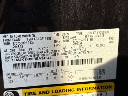 Used 2024 Ford Expedition Max Limited image 30