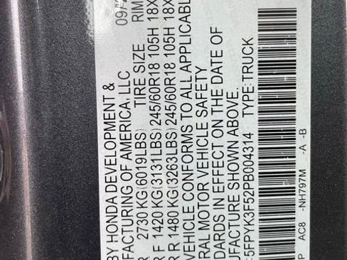 Used 2023 Honda Ridgeline RTL image 37