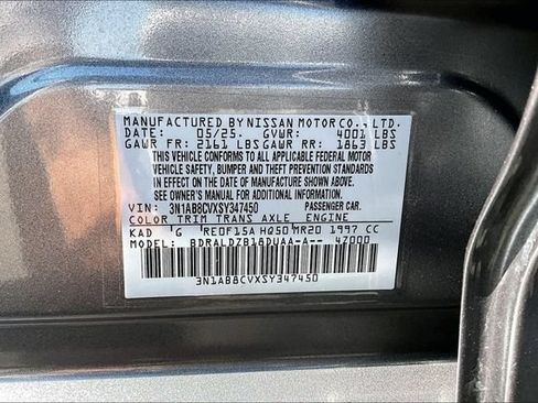 Certified 2025 Nissan Sentra SV w/ All-Weather Package FWD image 18