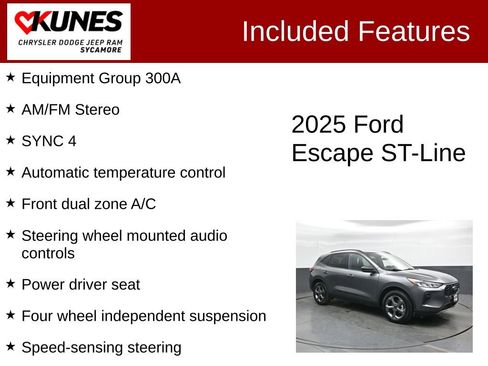 Used 2025 Ford Escape ST-Line AWD/4WD image 3