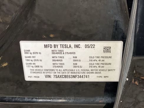 Used 2022 Tesla Model X Plaid AWD/4WD image 26
