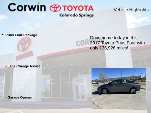 Used 2017 Toyota Prius Two w/ Prius Two Safety Plus Package image 6